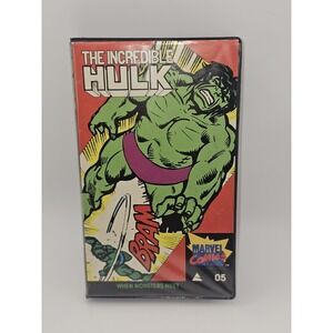 Marvel Comics INCREDIBLE HULK  When Monsters Meet (VHS - 1985)